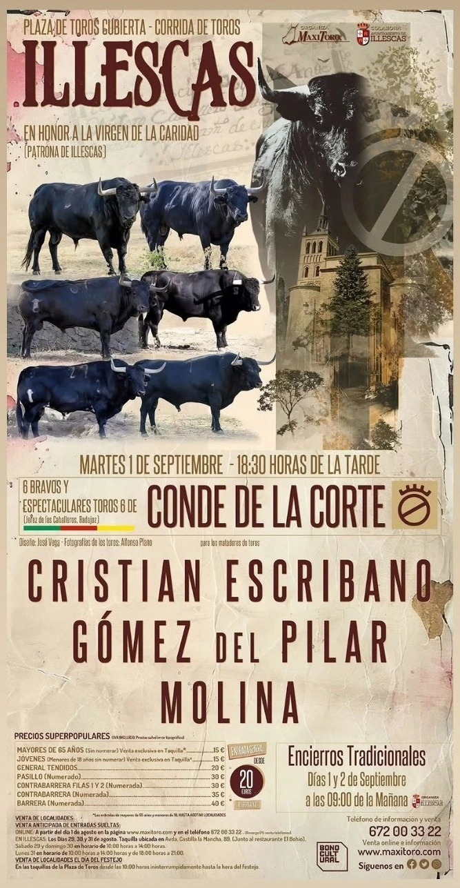 Corrida de Toros en honor a la Virgen de la Caridad